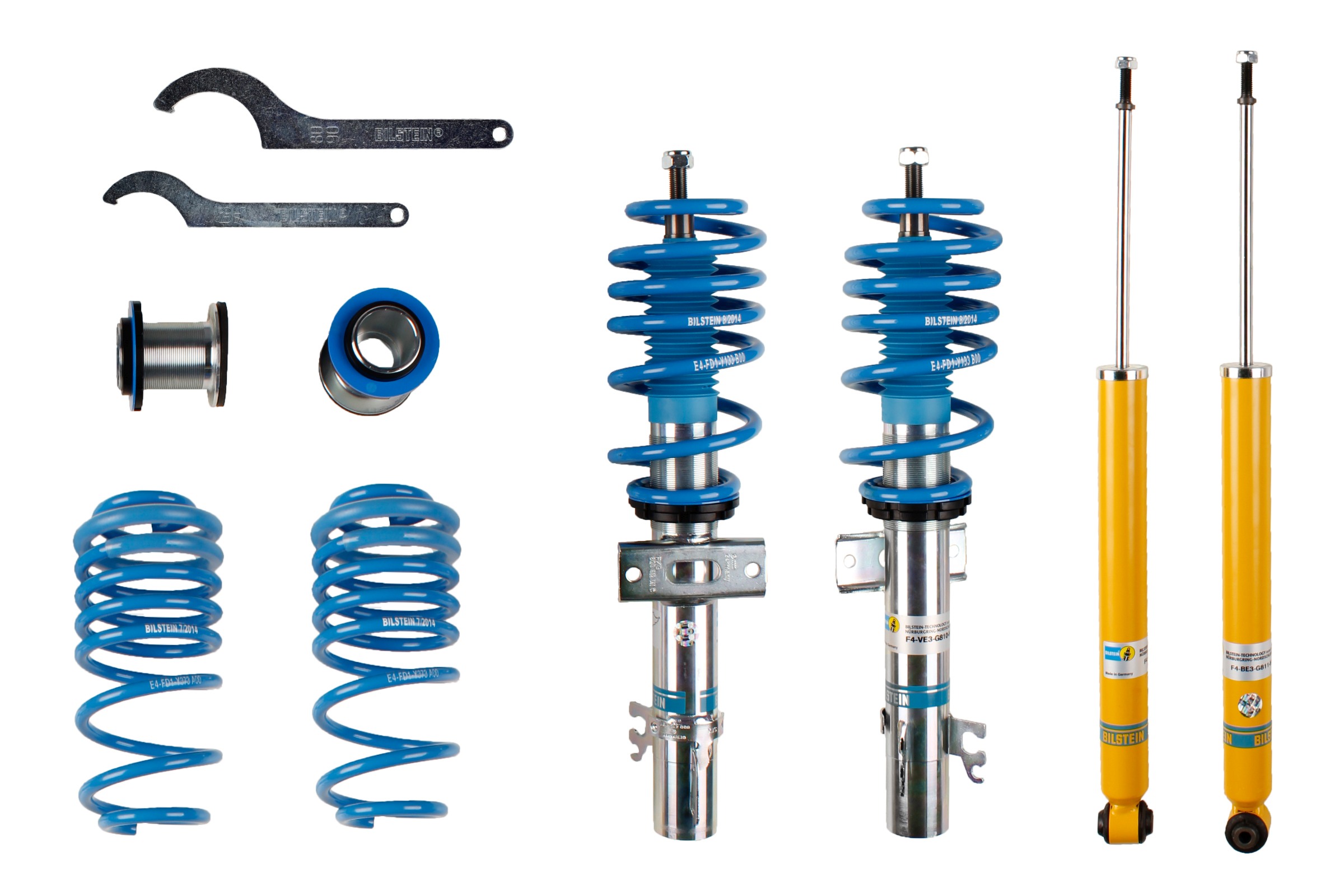 Set suspensie, arcuri elicoidale / amortizoare 47-168091 BILSTEIN