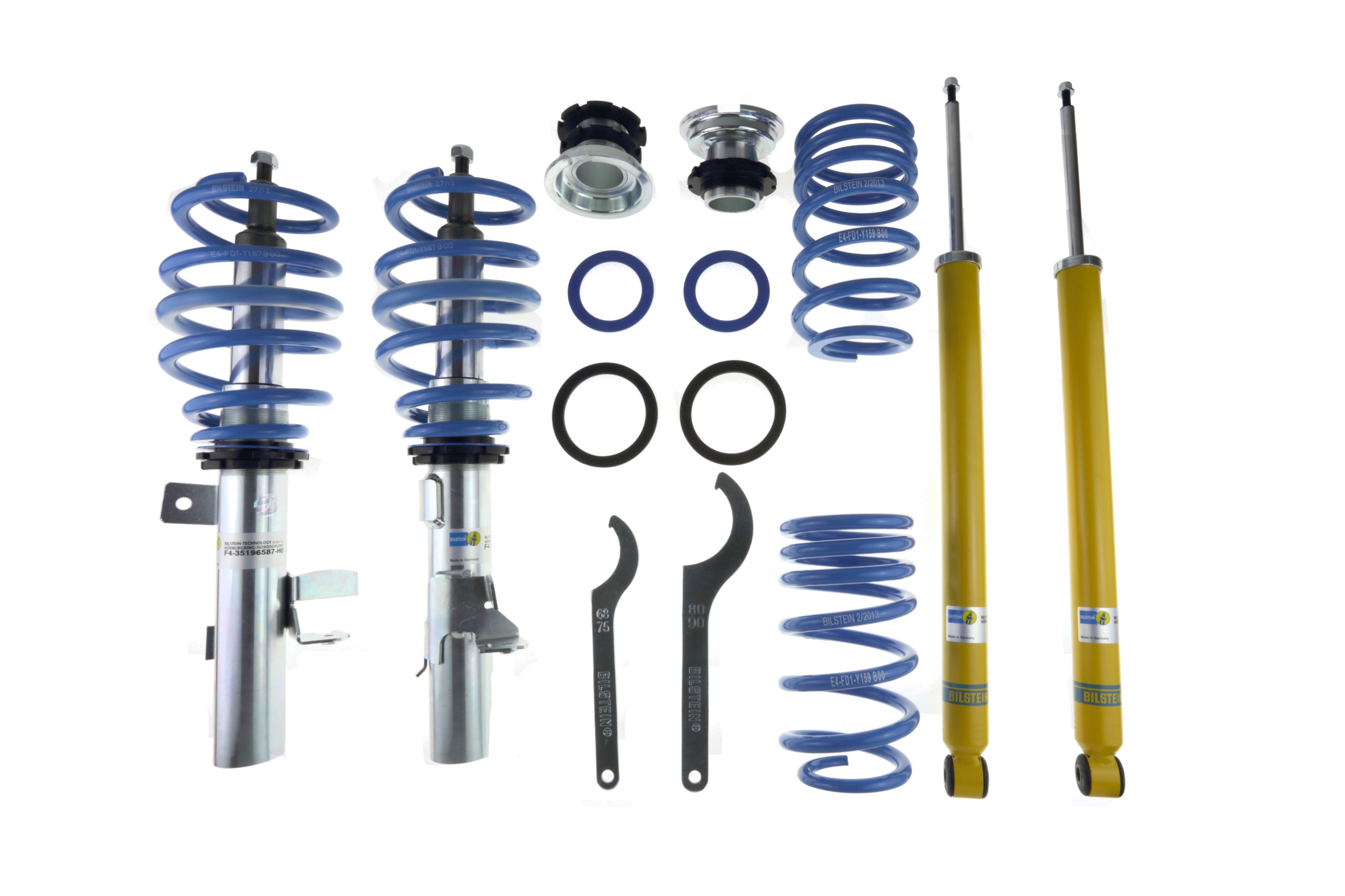 Set suspensie, arcuri elicoidale / amortizoare 47-196568 BILSTEIN