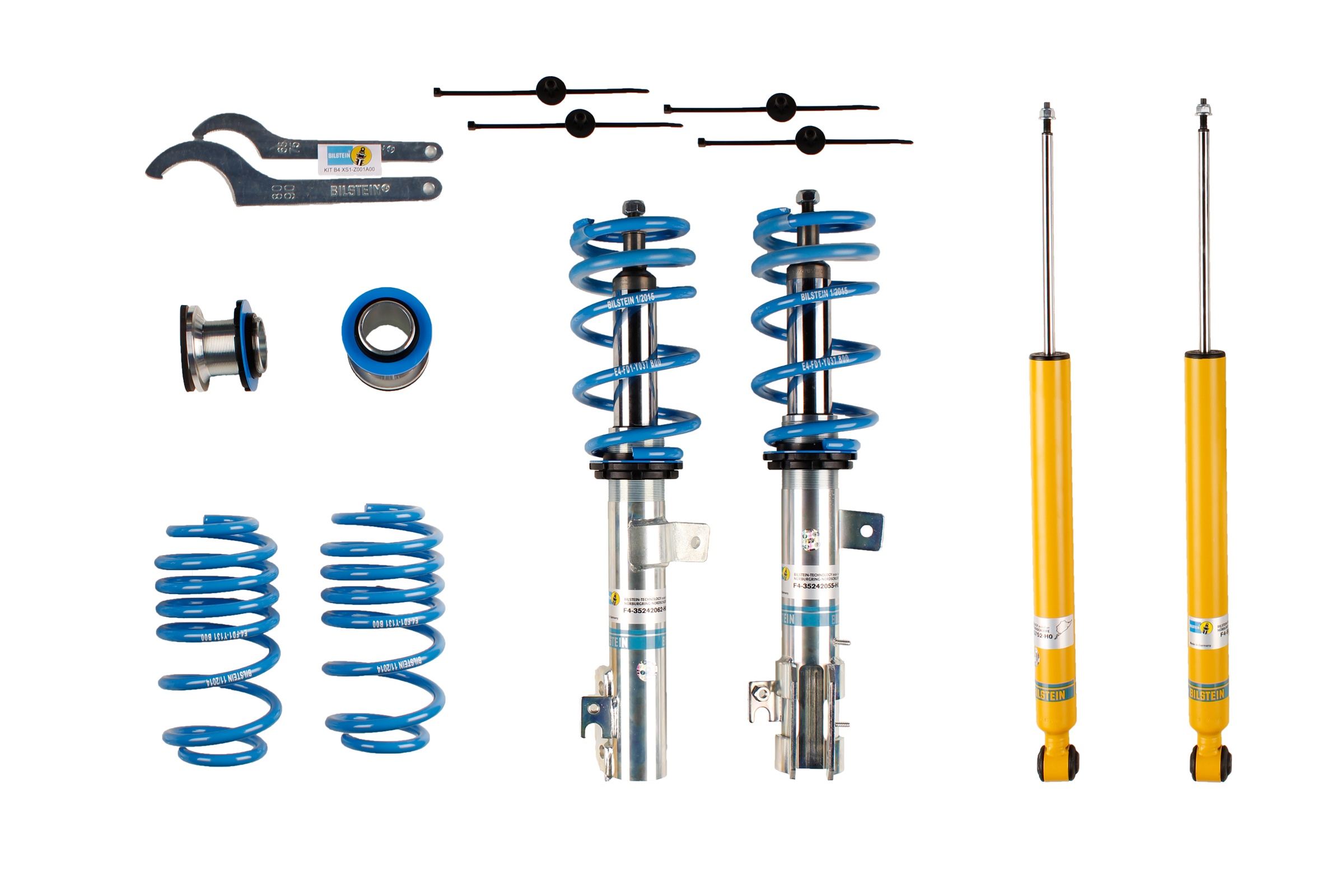 Set suspensie, arcuri elicoidale / amortizoare 47-242043 BILSTEIN