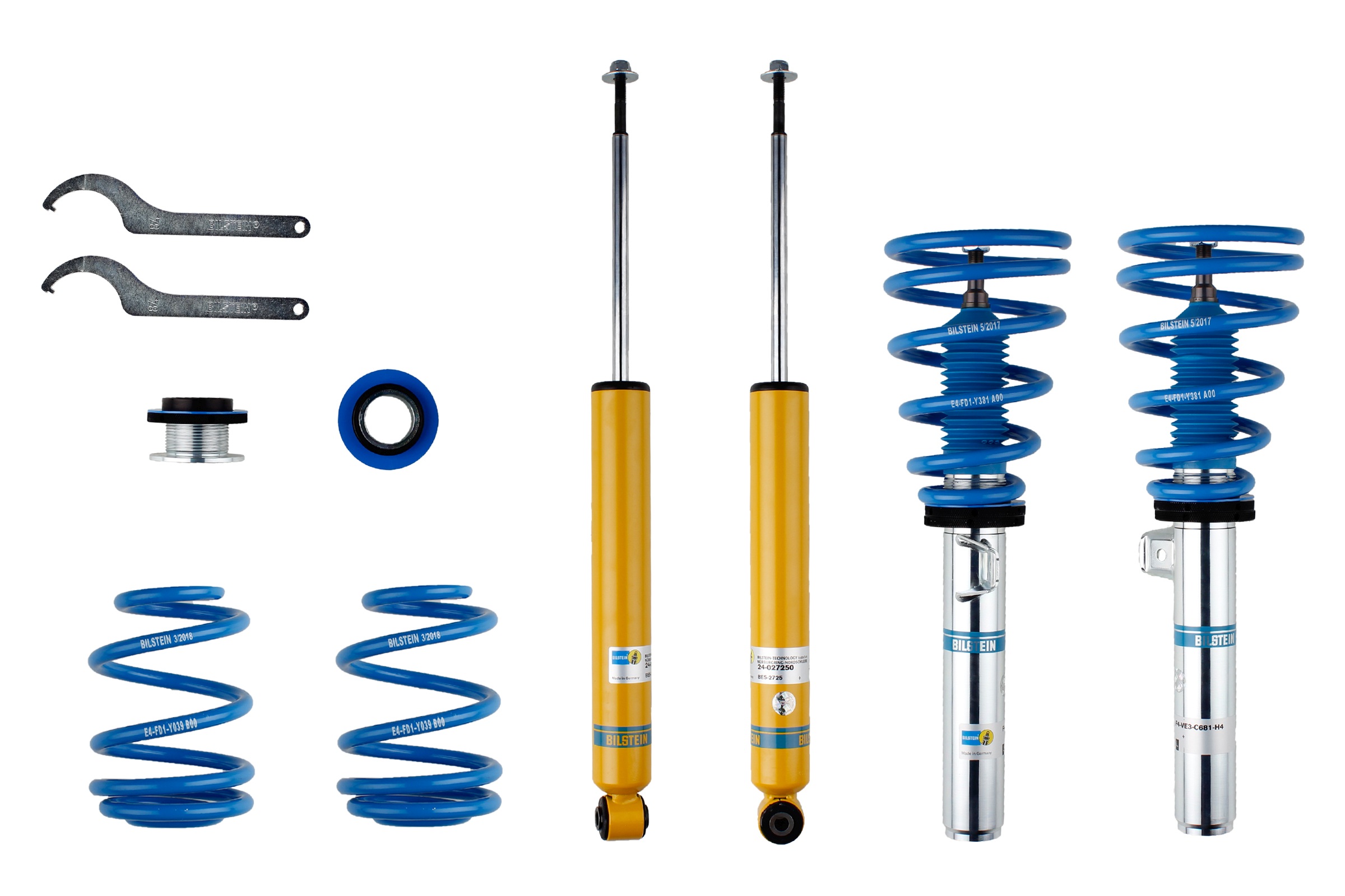 Set suspensie, arcuri elicoidale / amortizoare 47-249134 BILSTEIN