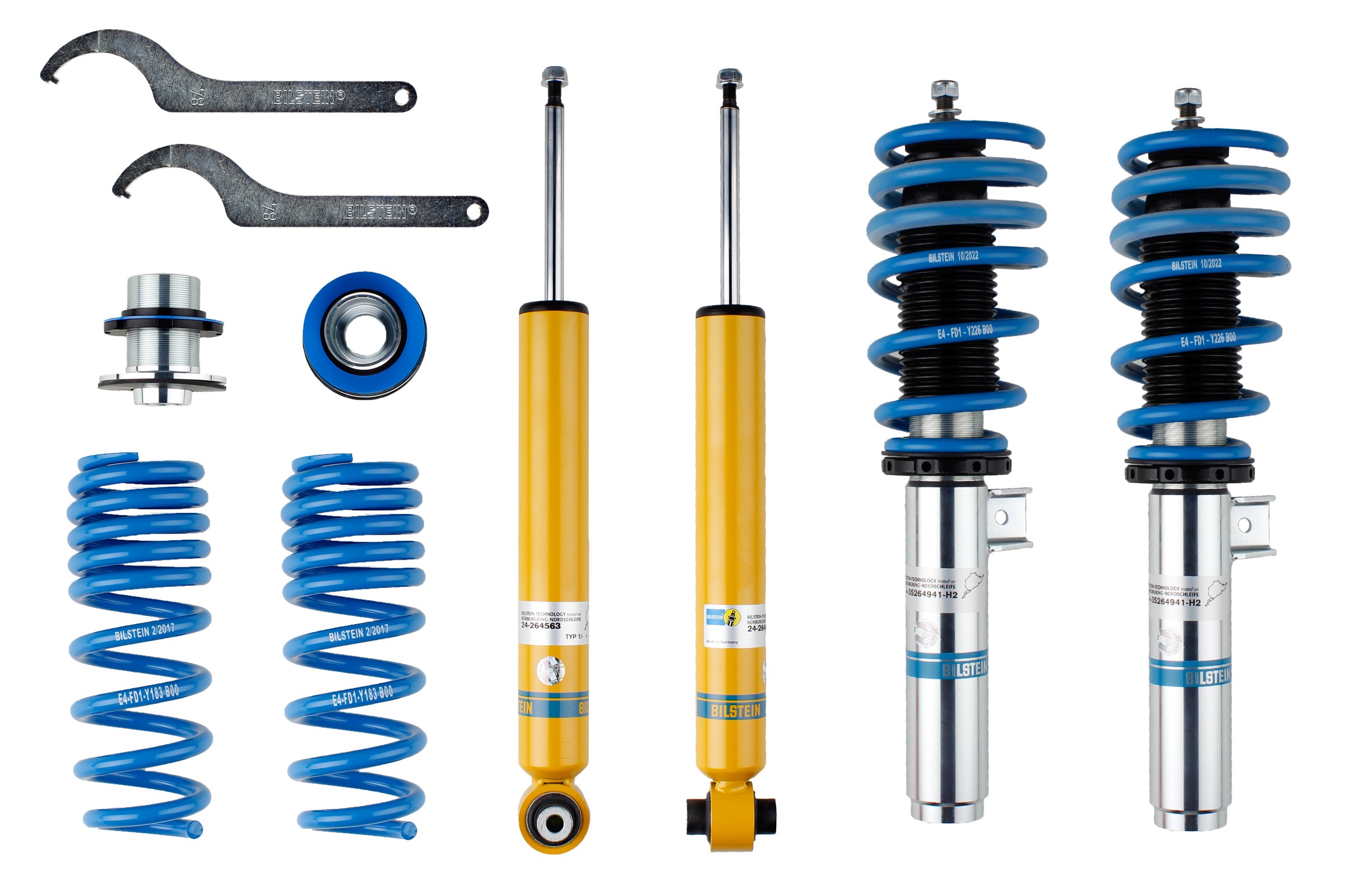Set suspensie, arcuri elicoidale / amortizoare 47-264625 BILSTEIN