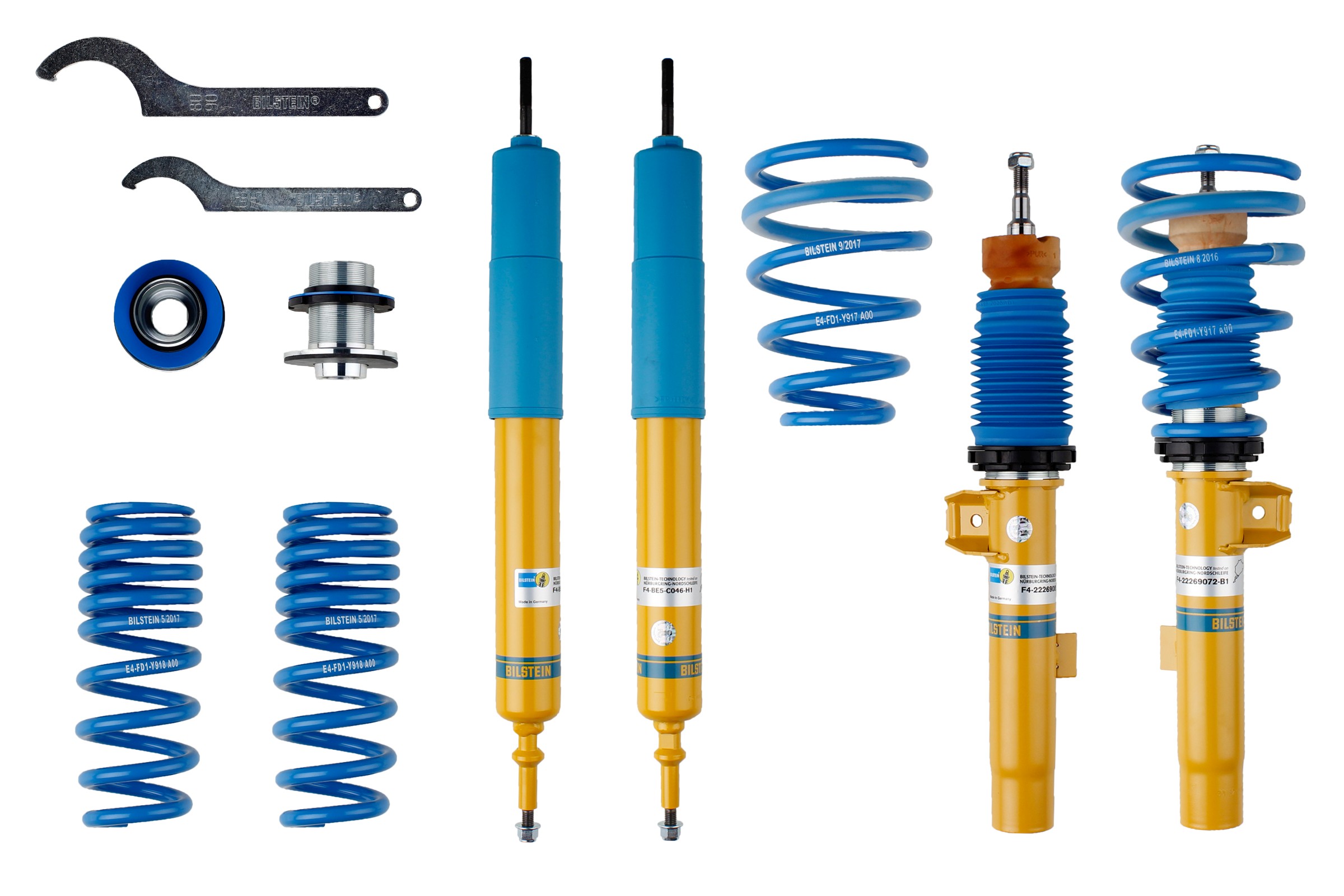 Set suspensie, arcuri elicoidale / amortizoare 47-269064 BILSTEIN