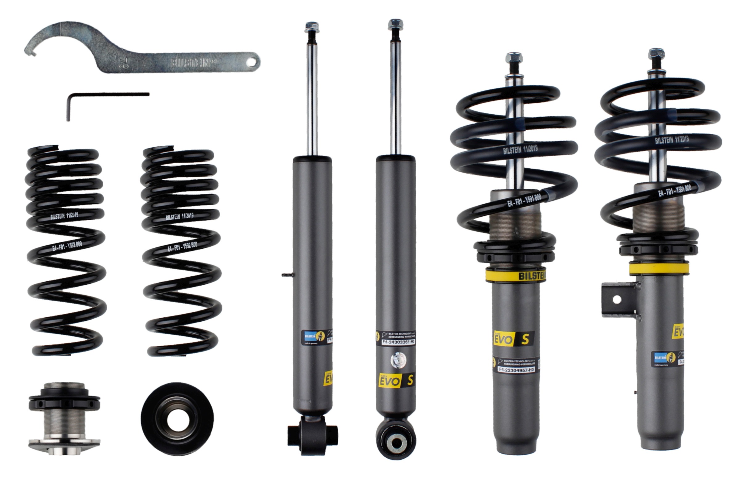 Set suspensie, arcuri elicoidale / amortizoare 47-304932 BILSTEIN