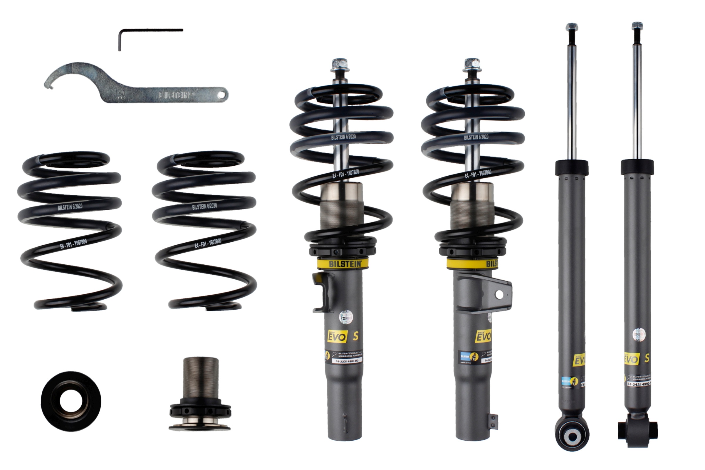 Set suspensie, arcuri elicoidale / amortizoare 47-313750 BILSTEIN