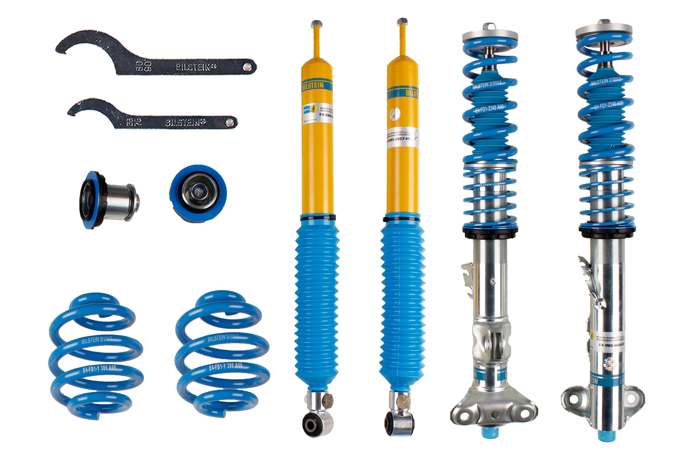 Set suspensie, arcuri elicoidale / amortizoare 48-080347 BILSTEIN
