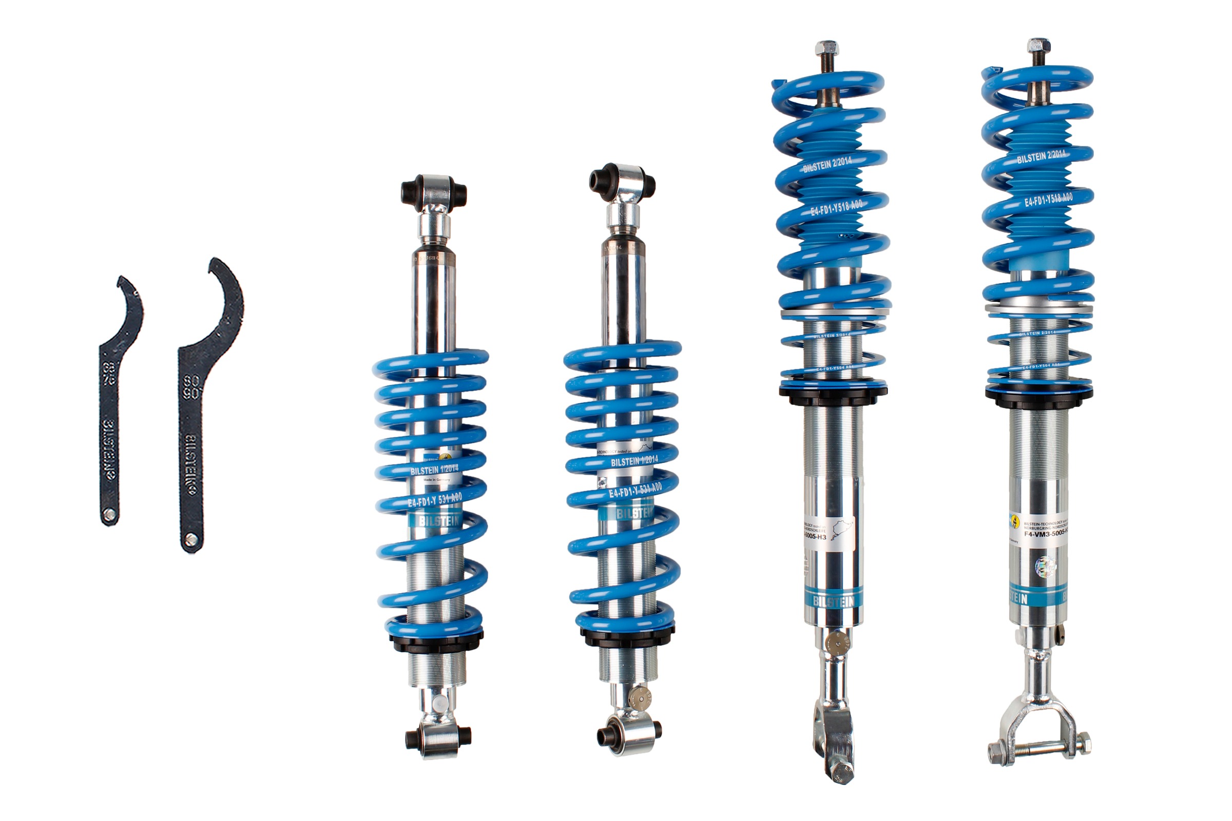 Set suspensie, arcuri elicoidale / amortizoare 48-086165 BILSTEIN