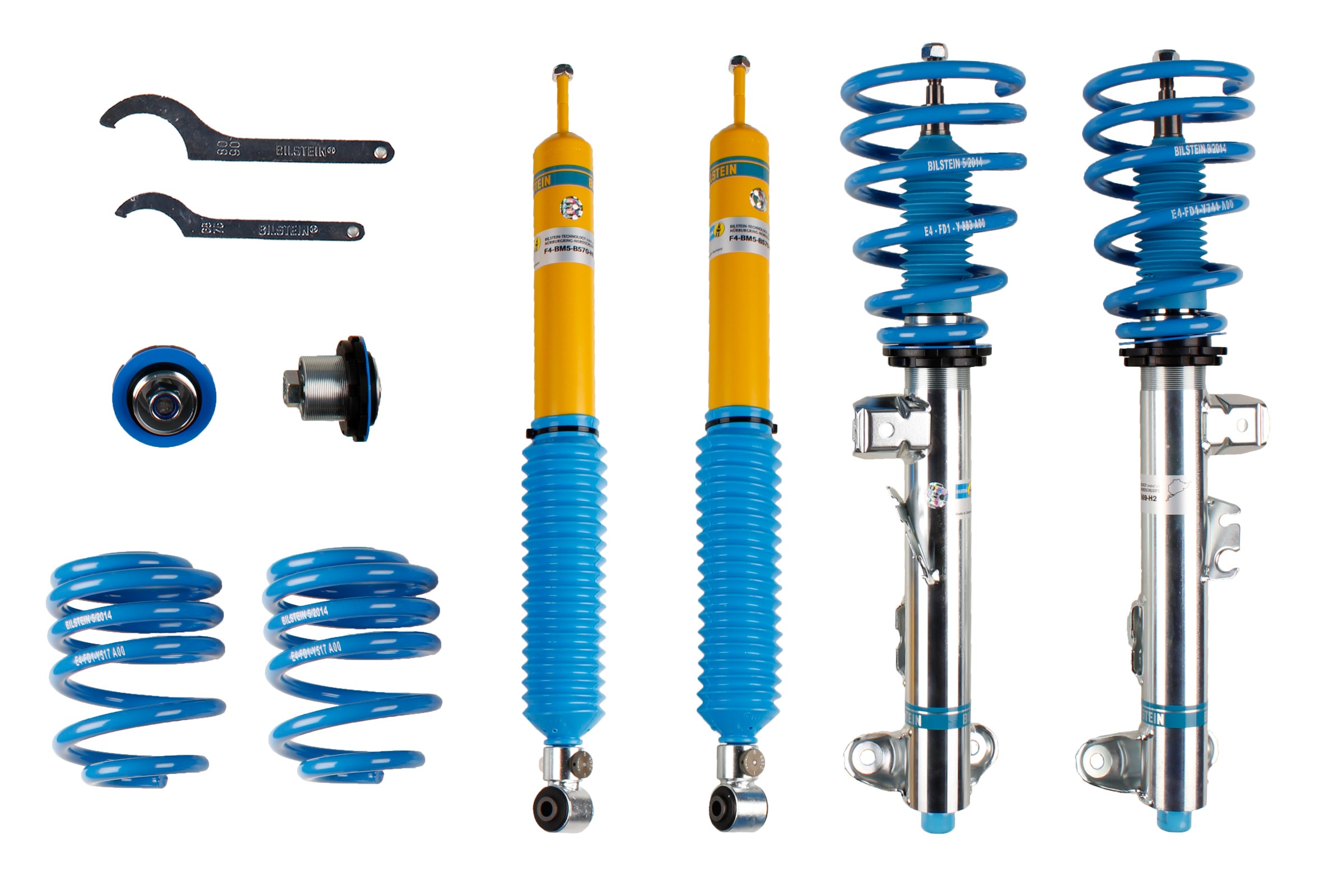 Set suspensie, arcuri elicoidale / amortizoare 48-115766 BILSTEIN