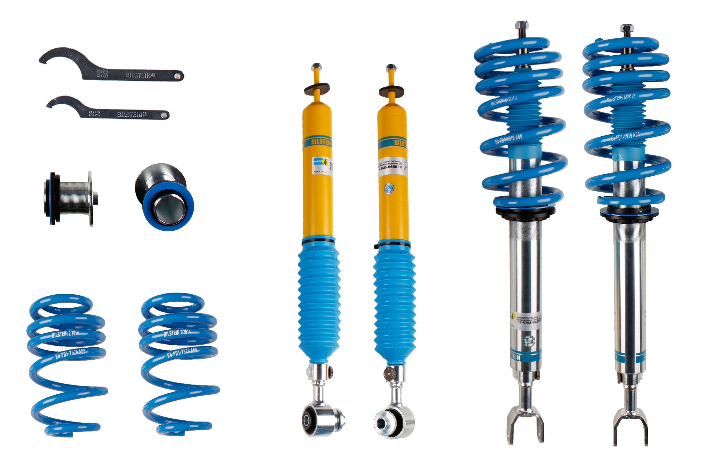 Set suspensie, arcuri elicoidale / amortizoare 48-116541 BILSTEIN