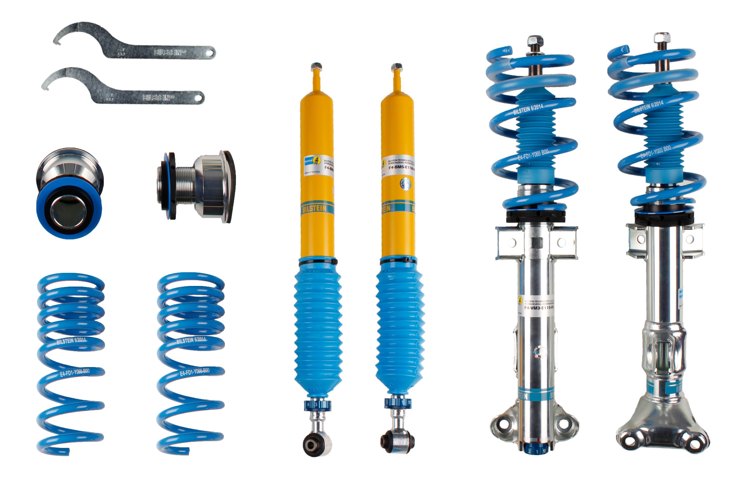 Set suspensie, arcuri elicoidale / amortizoare 48-141147 BILSTEIN