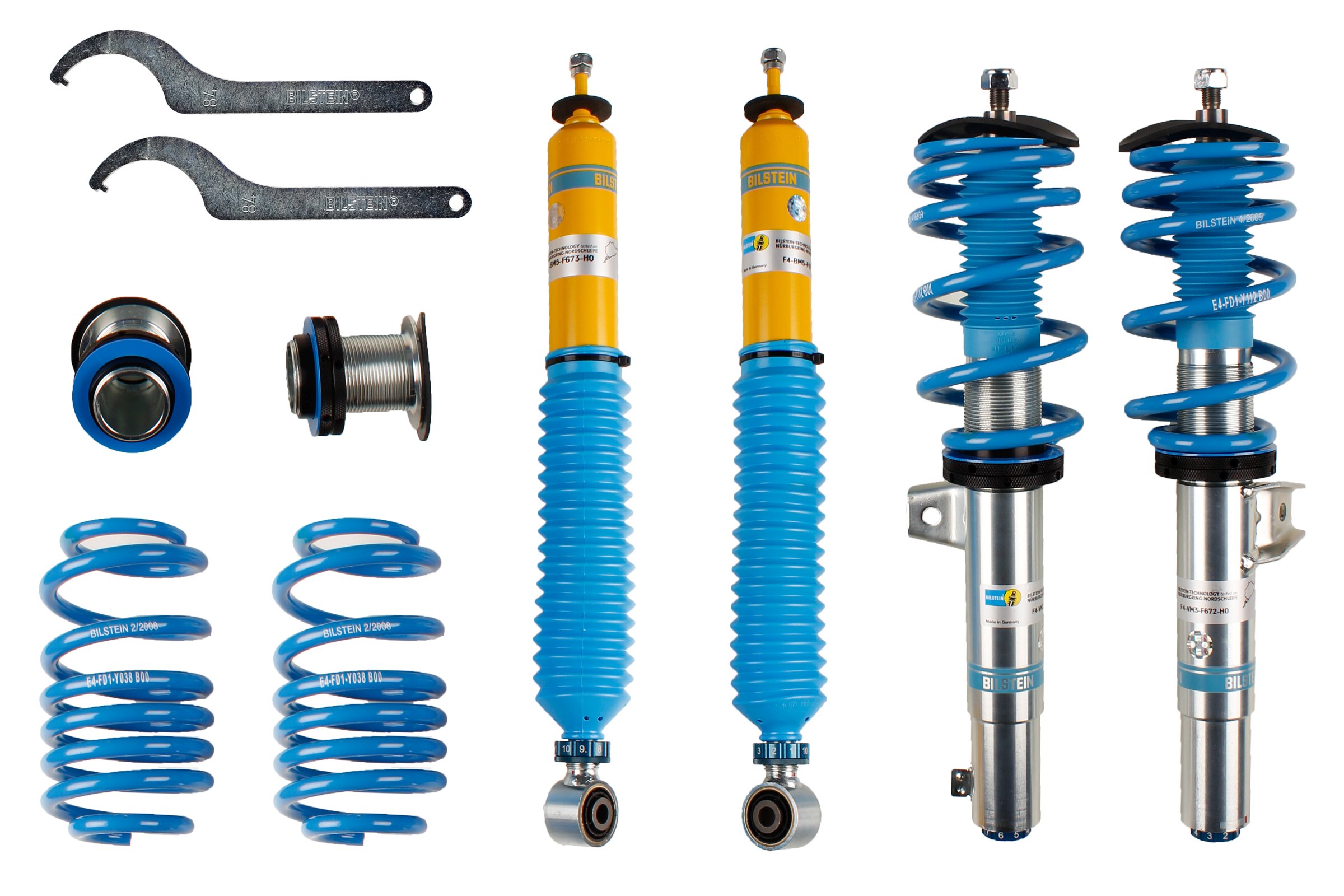 Set suspensie, arcuri elicoidale / amortizoare 48-156745 BILSTEIN