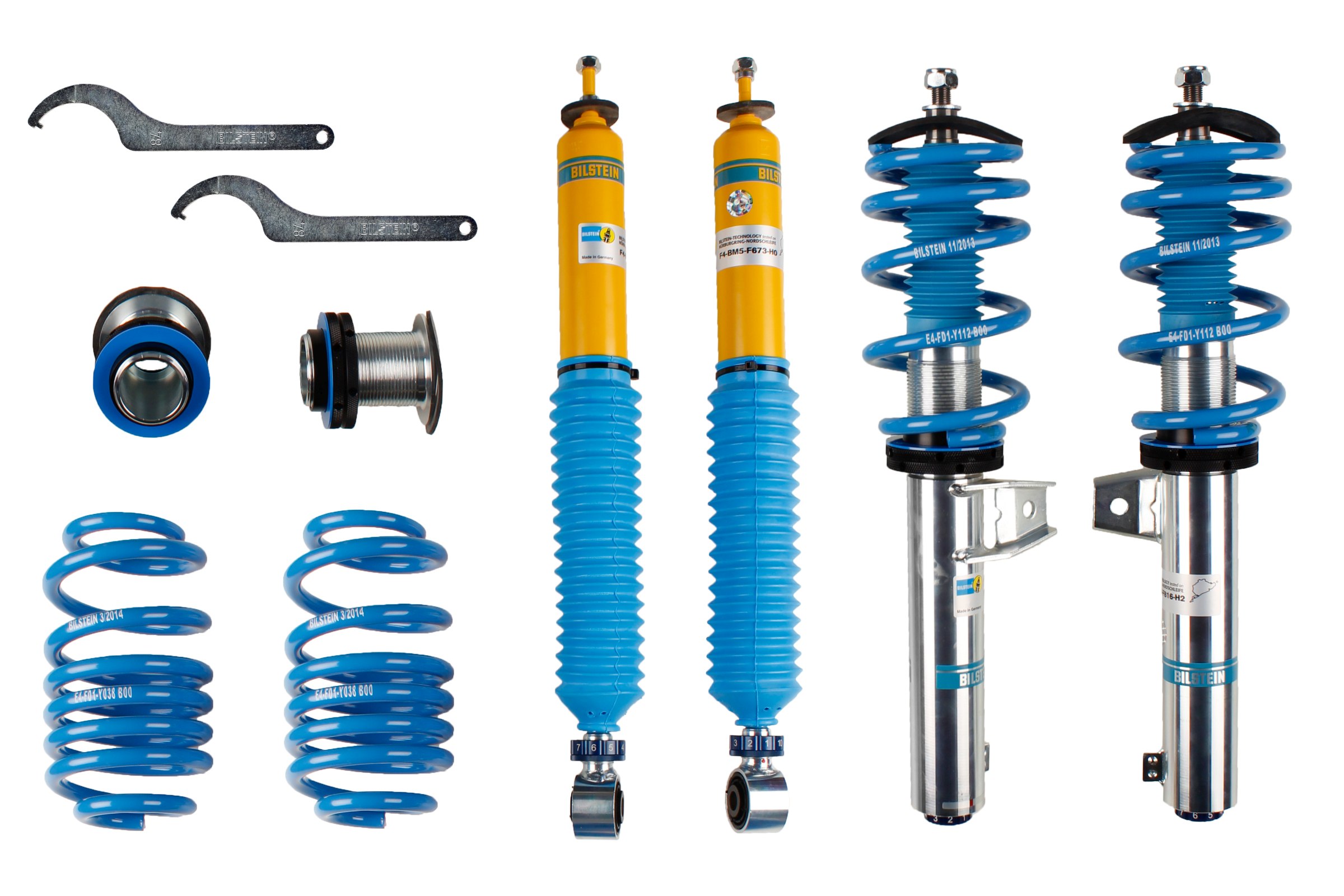 Set suspensie, arcuri elicoidale / amortizoare 48-158176 BILSTEIN