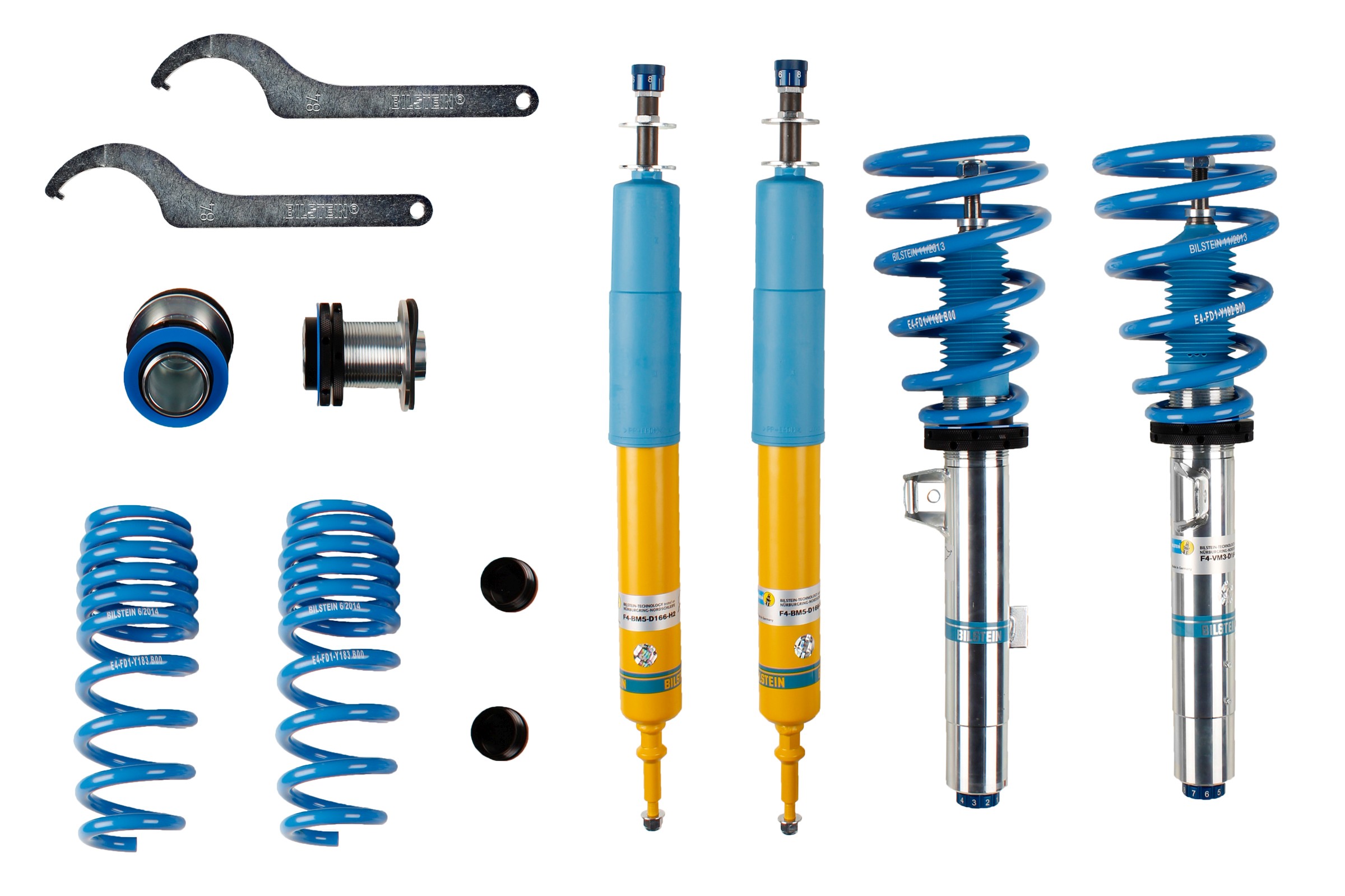 Set suspensie, arcuri elicoidale / amortizoare 48-195232 BILSTEIN