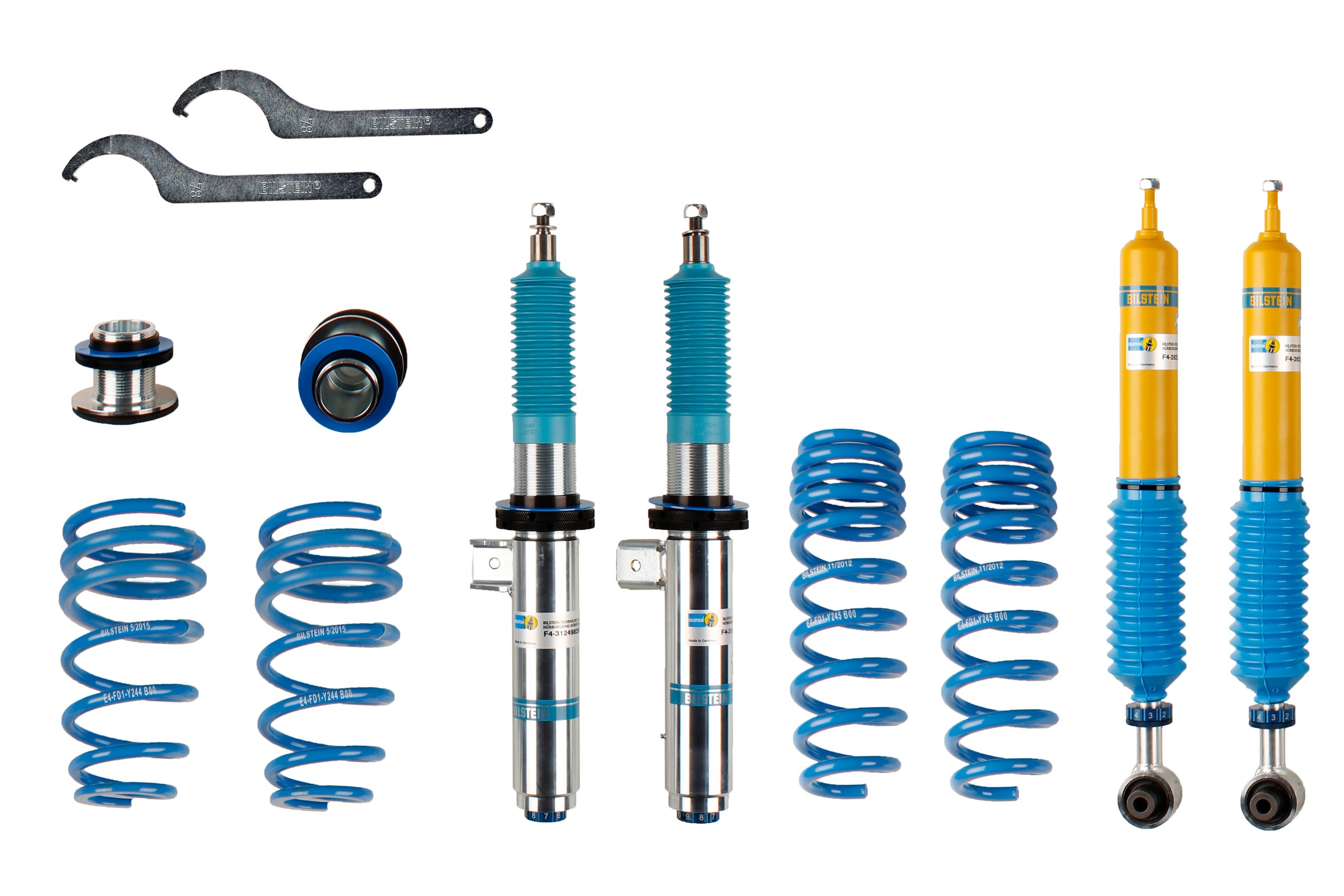 Set suspensie, arcuri elicoidale / amortizoare 48-245463 BILSTEIN