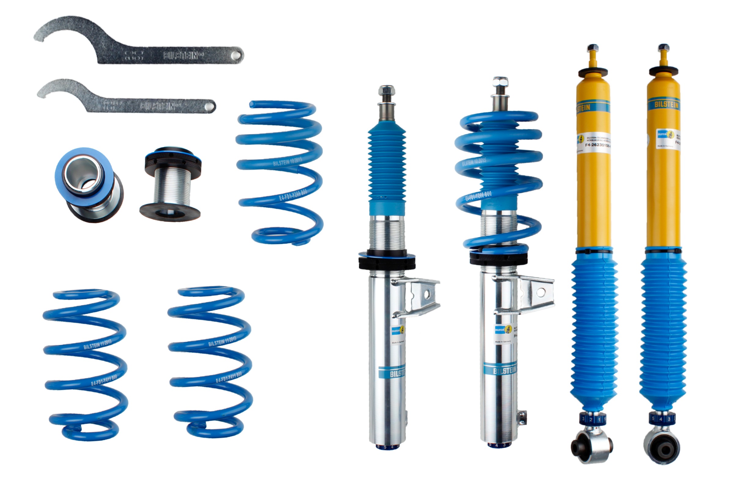 Set suspensie, arcuri elicoidale / amortizoare 48-251570 BILSTEIN