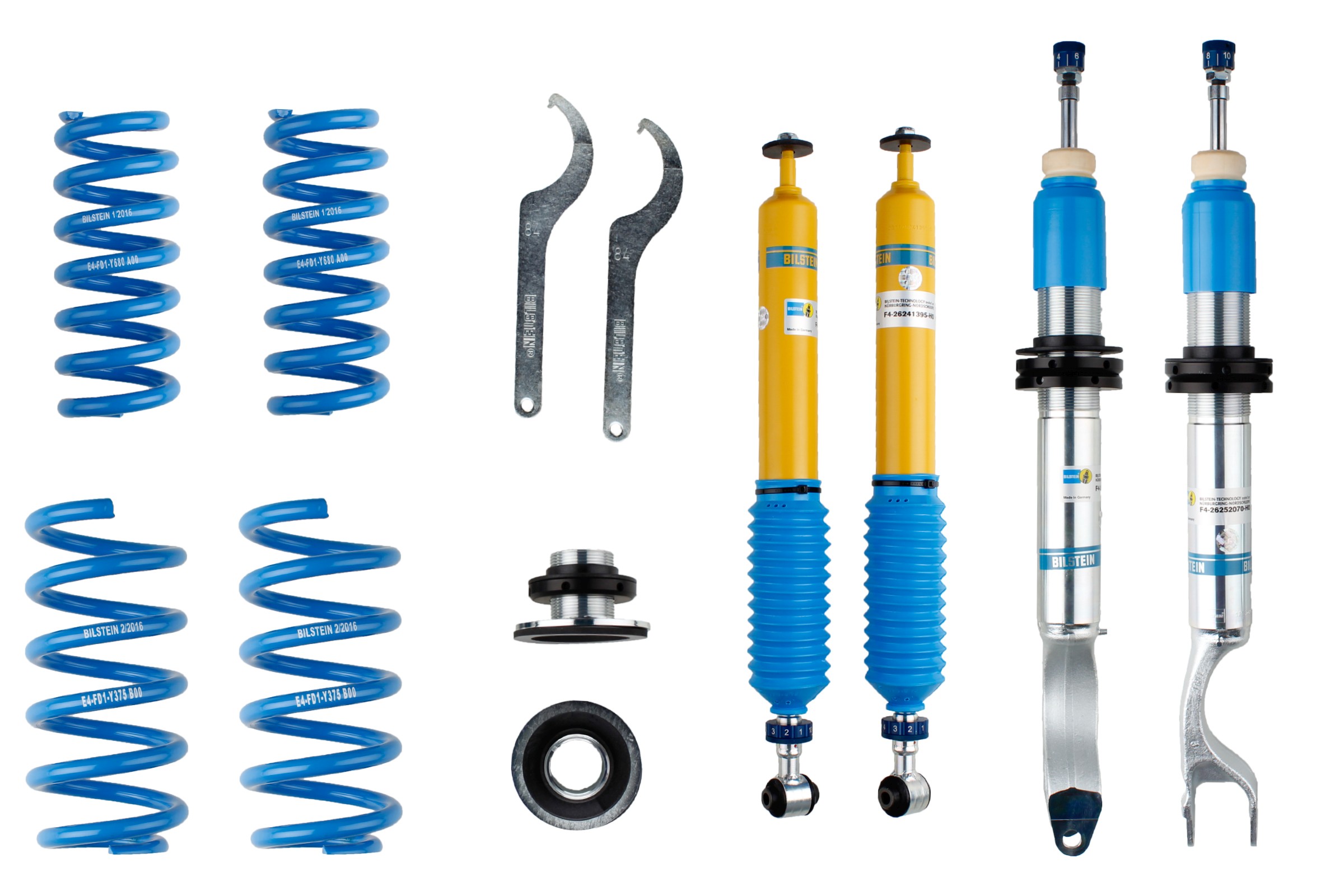 Set suspensie, arcuri elicoidale / amortizoare 48-252096 BILSTEIN