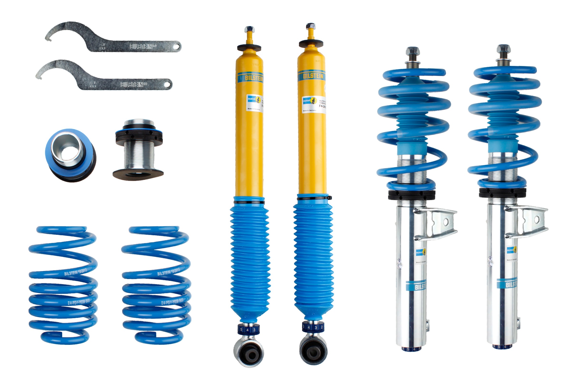 Set suspensie, arcuri elicoidale / amortizoare 48-252355 BILSTEIN