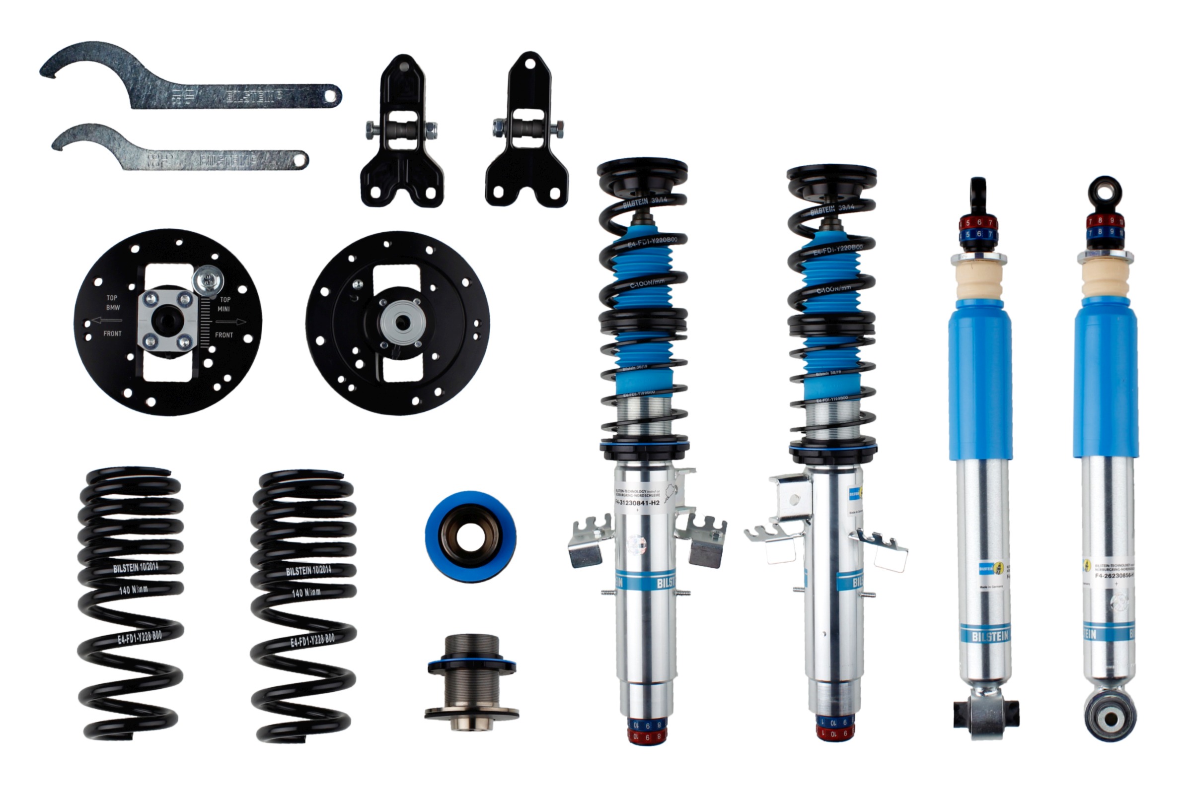 Set suspensie, arcuri elicoidale / amortizoare 48-256322 BILSTEIN
