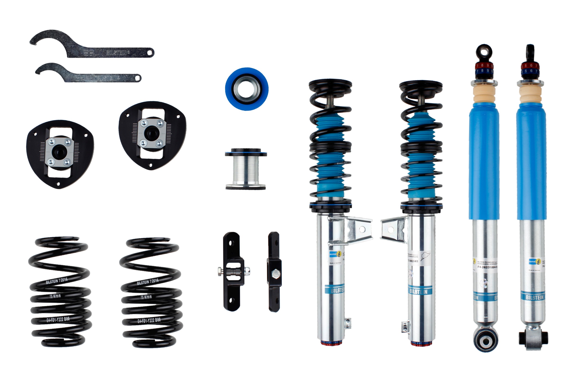 Set suspensie, arcuri elicoidale / amortizoare 48-274647 BILSTEIN