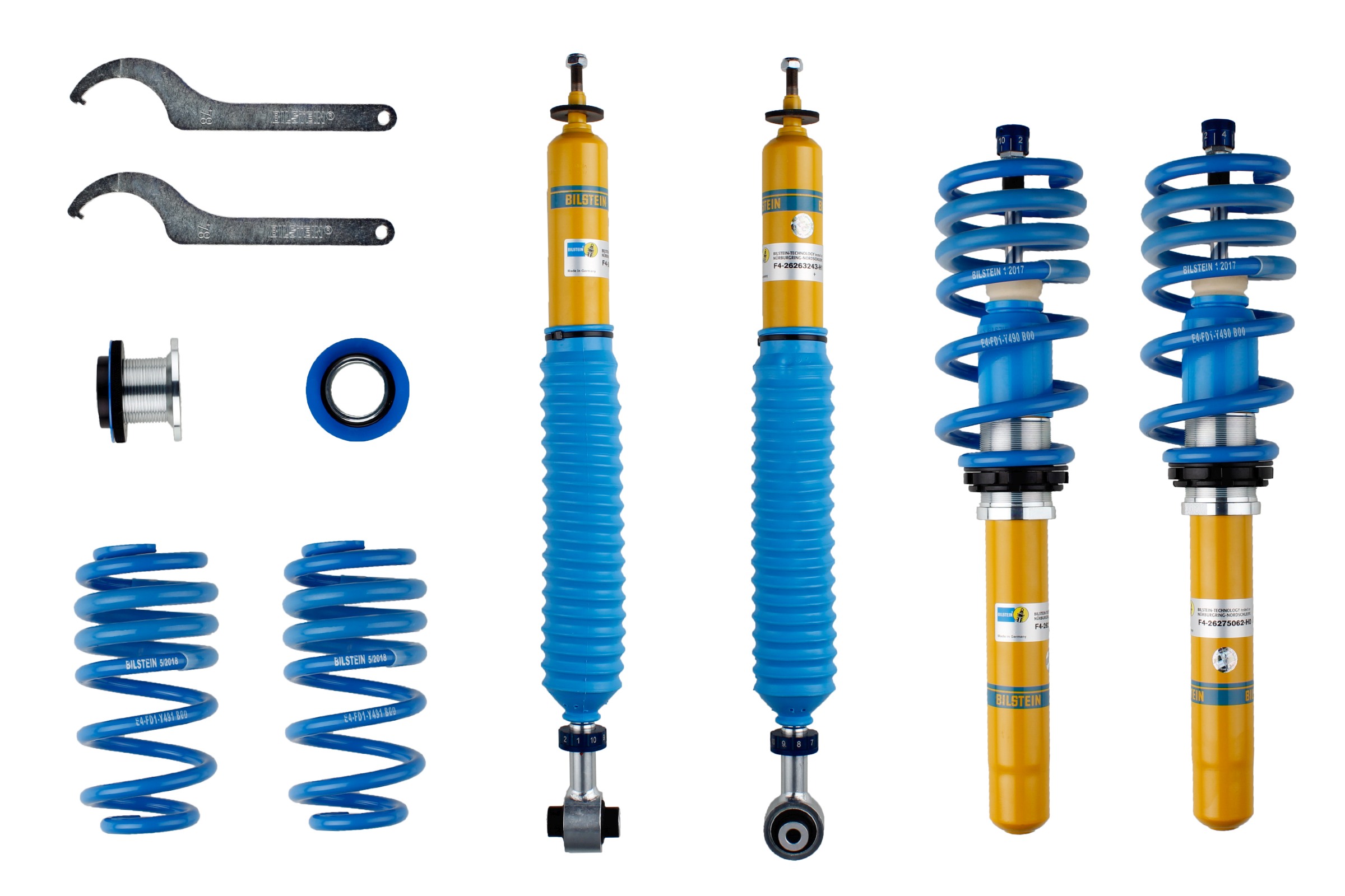 Set suspensie, arcuri elicoidale / amortizoare 48-275071 BILSTEIN