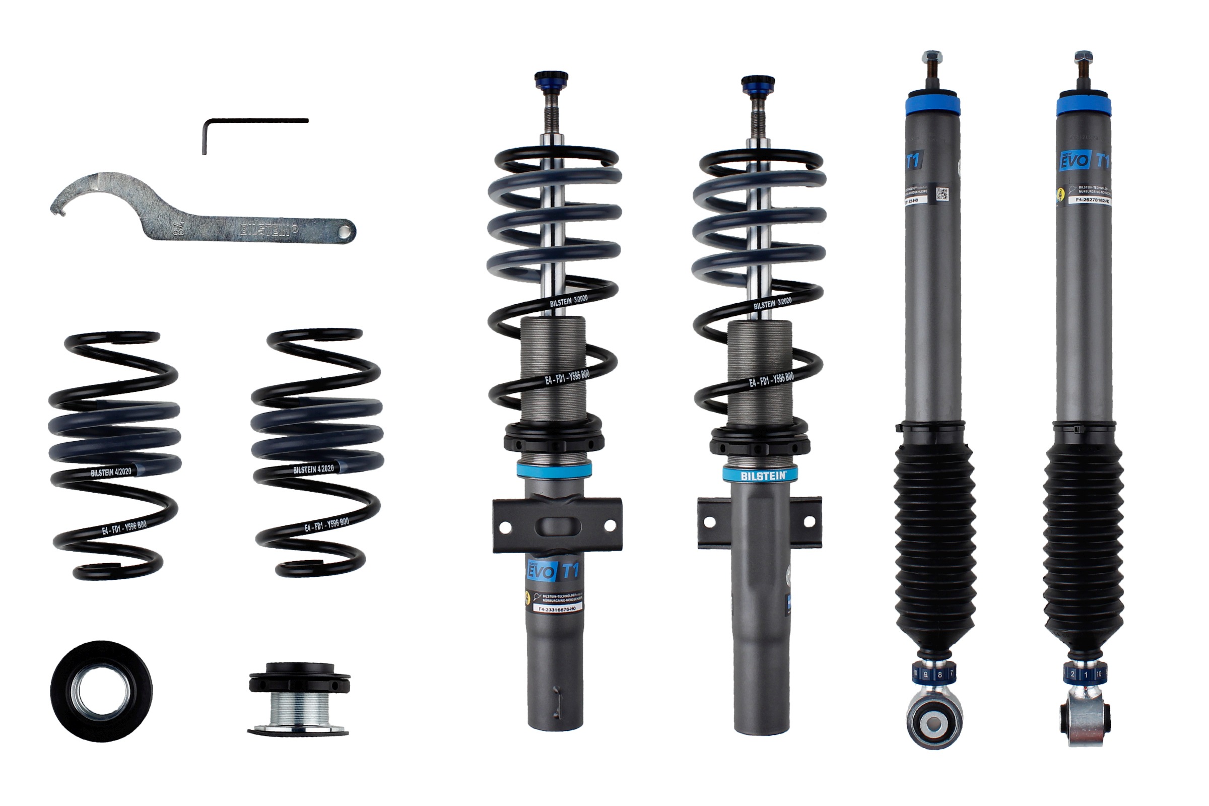 Set suspensie, arcuri elicoidale / amortizoare 48-278140 BILSTEIN