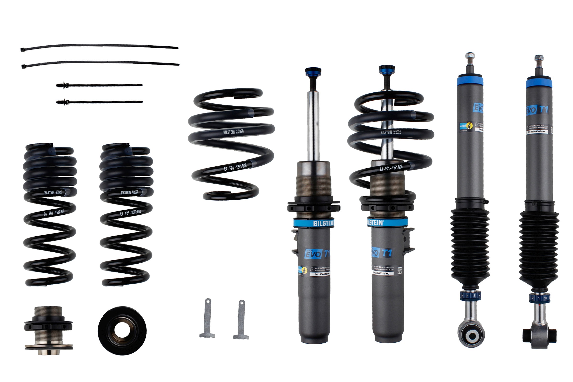 Set suspensie, arcuri elicoidale / amortizoare 48-300162 BILSTEIN