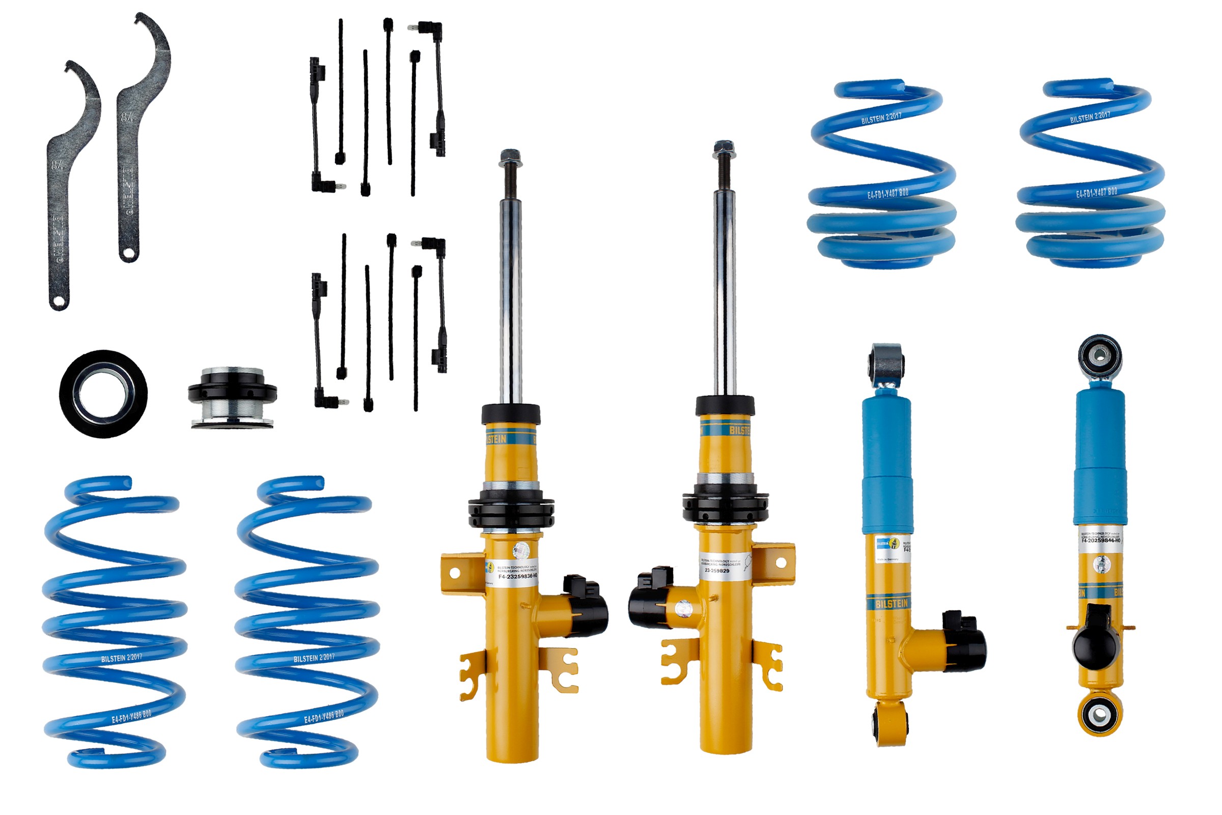 Set suspensie, arcuri elicoidale / amortizoare 49-254778 BILSTEIN