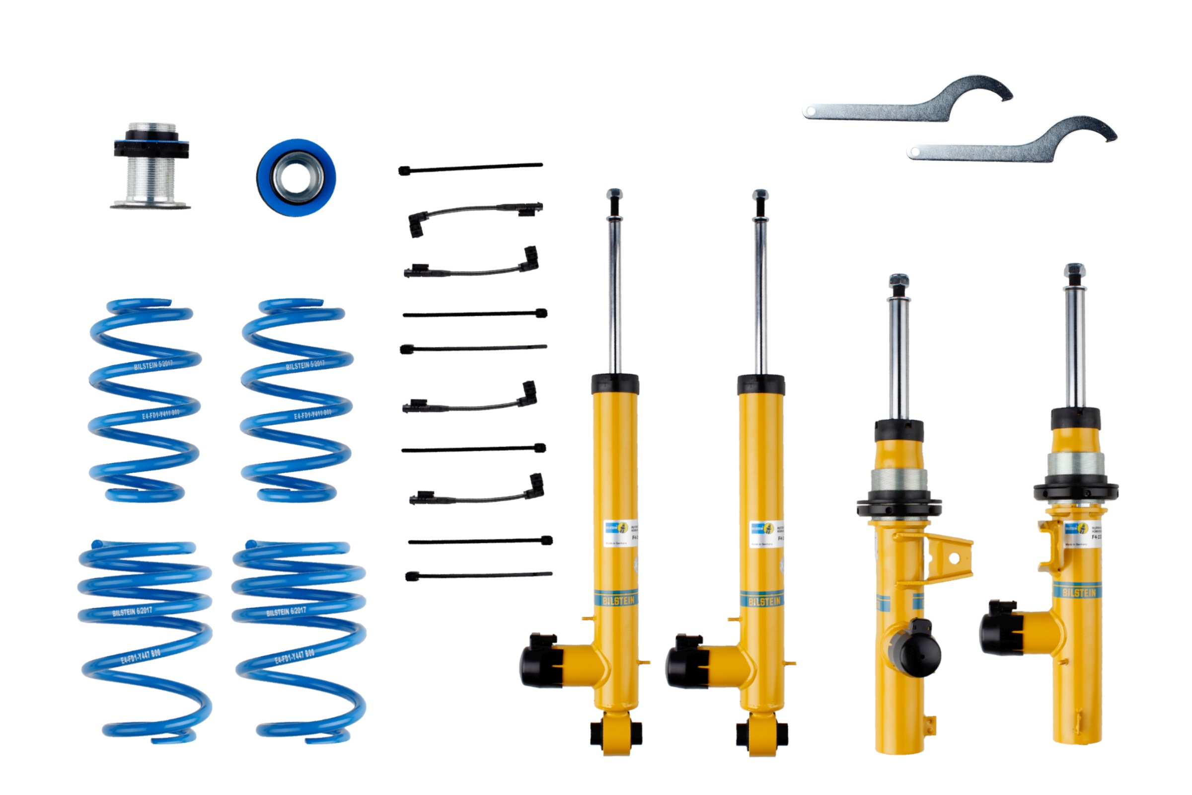 Set suspensie, arcuri elicoidale / amortizoare 49-255874 BILSTEIN