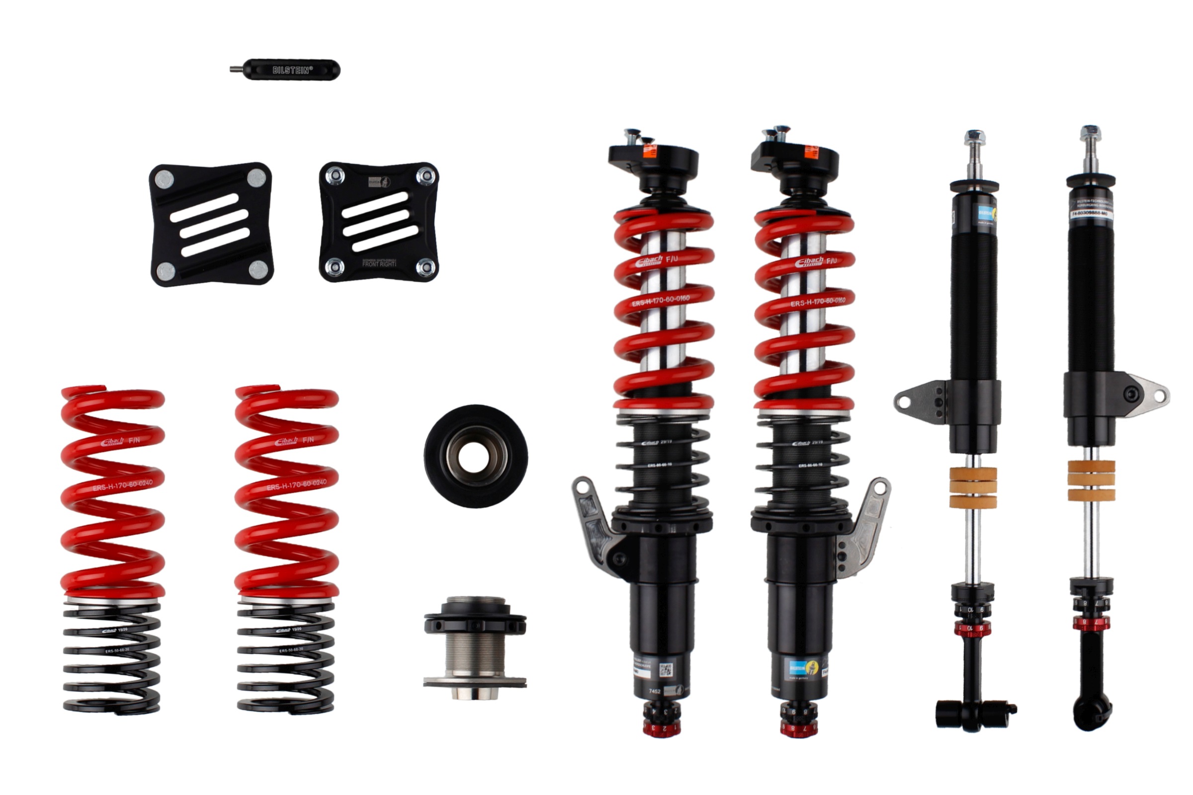 Set suspensie, arcuri elicoidale / amortizoare 89-310335 BILSTEIN