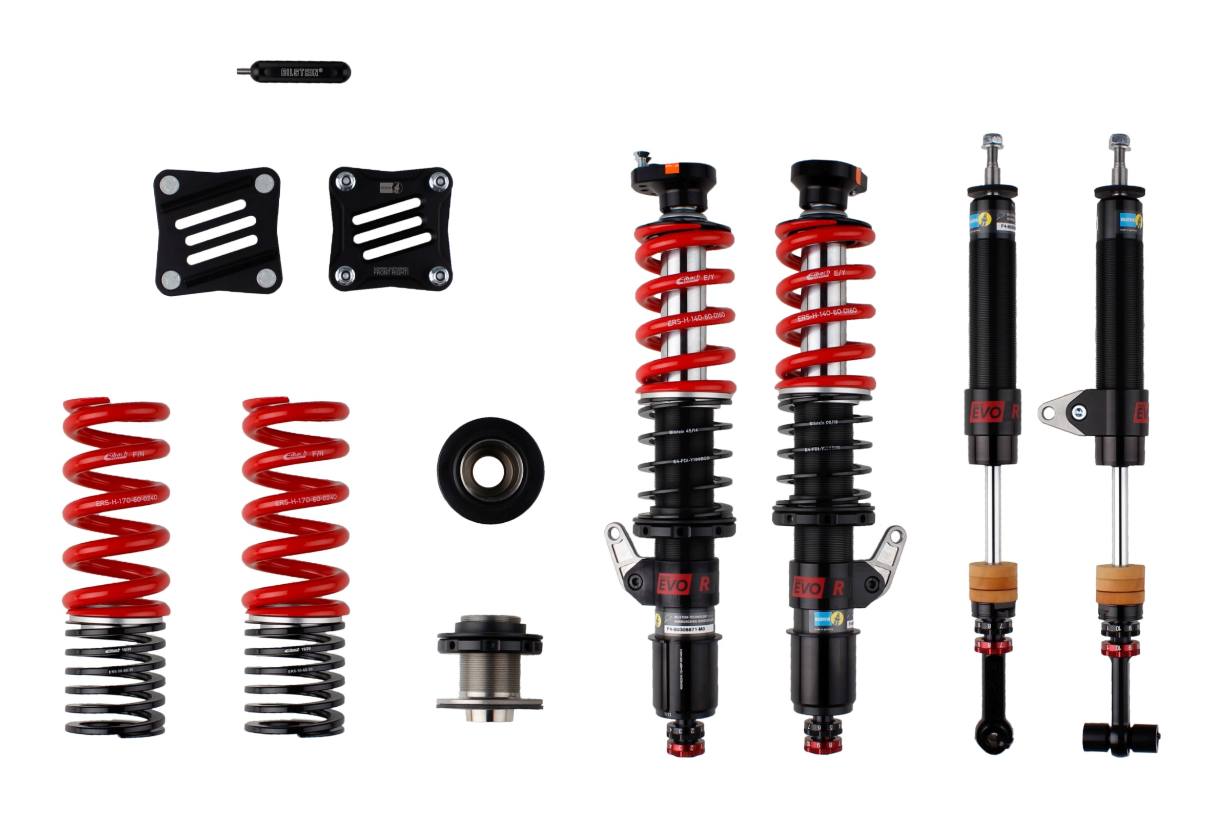 Set suspensie, arcuri elicoidale / amortizoare 89-312780 BILSTEIN