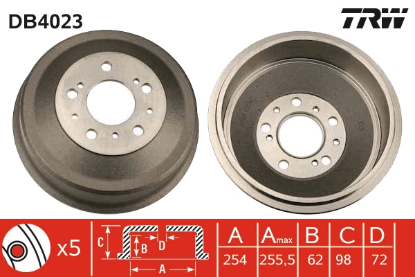 Tambur frana DB4023 TRW