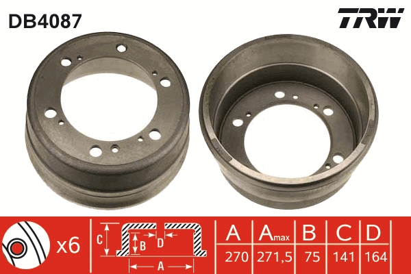 Tambur frana DB4087 TRW