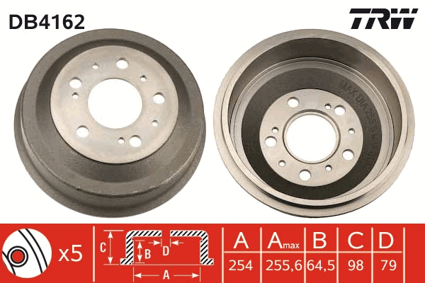 Tambur frana DB4162 TRW