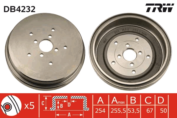 Tambur frana DB4232 TRW
