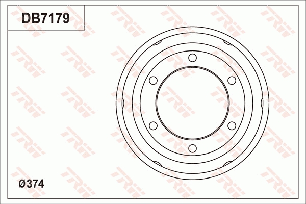 Tambur frana DB7179 TRW