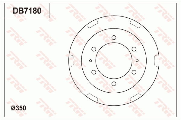 Tambur frana DB7180 TRW