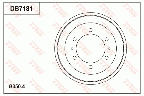 Tambur frana DB7181 TRW