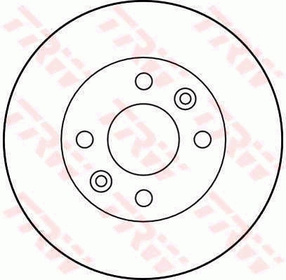 Disc frana DF1009 TRW
