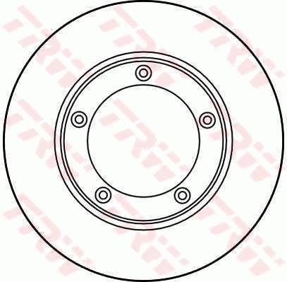 Disc frana DF1209 TRW