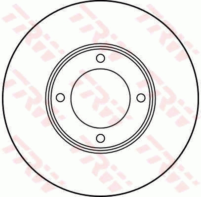 Disc frana DF1438 TRW