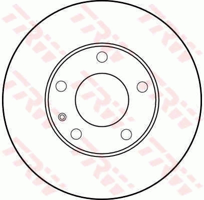 Disc frana DF1556 TRW