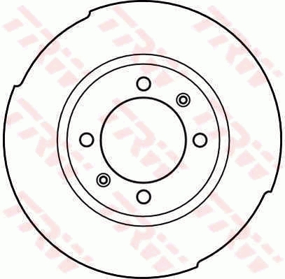 Disc frana DF1668 TRW