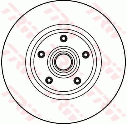Disc frana DF1685S TRW