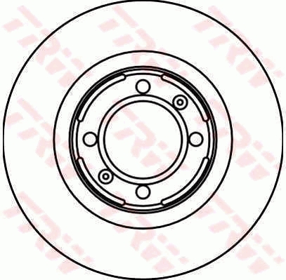 Disc frana DF1714 TRW