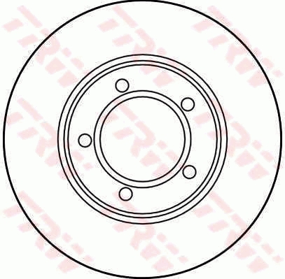 Disc frana DF1916 TRW
