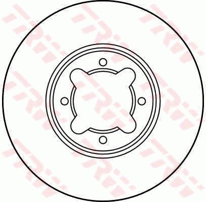 Disc frana DF1928 TRW