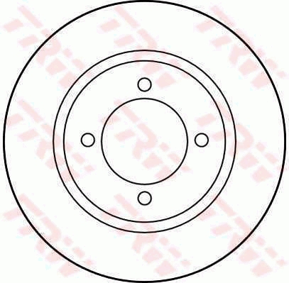 Disc frana DF1931 TRW