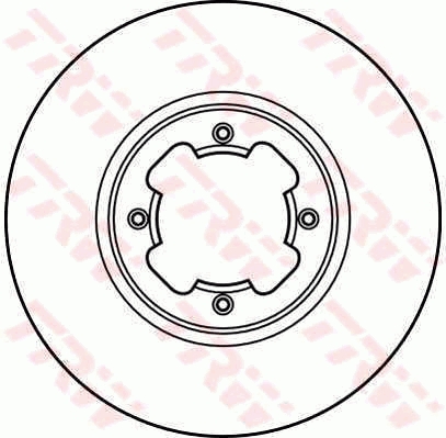 Disc frana DF1999 TRW