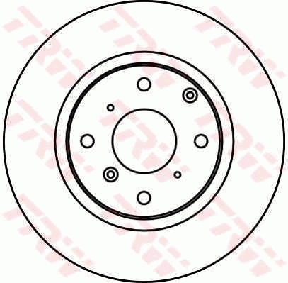 Disc frana DF2573 TRW