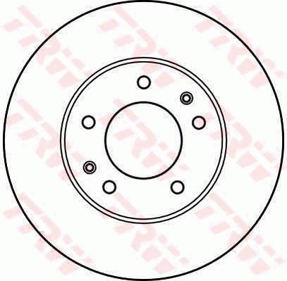 Disc frana DF2606 TRW