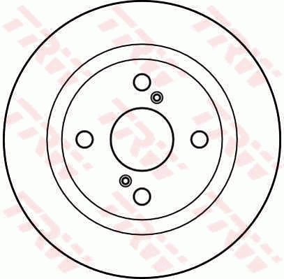 Disc frana DF2643 TRW